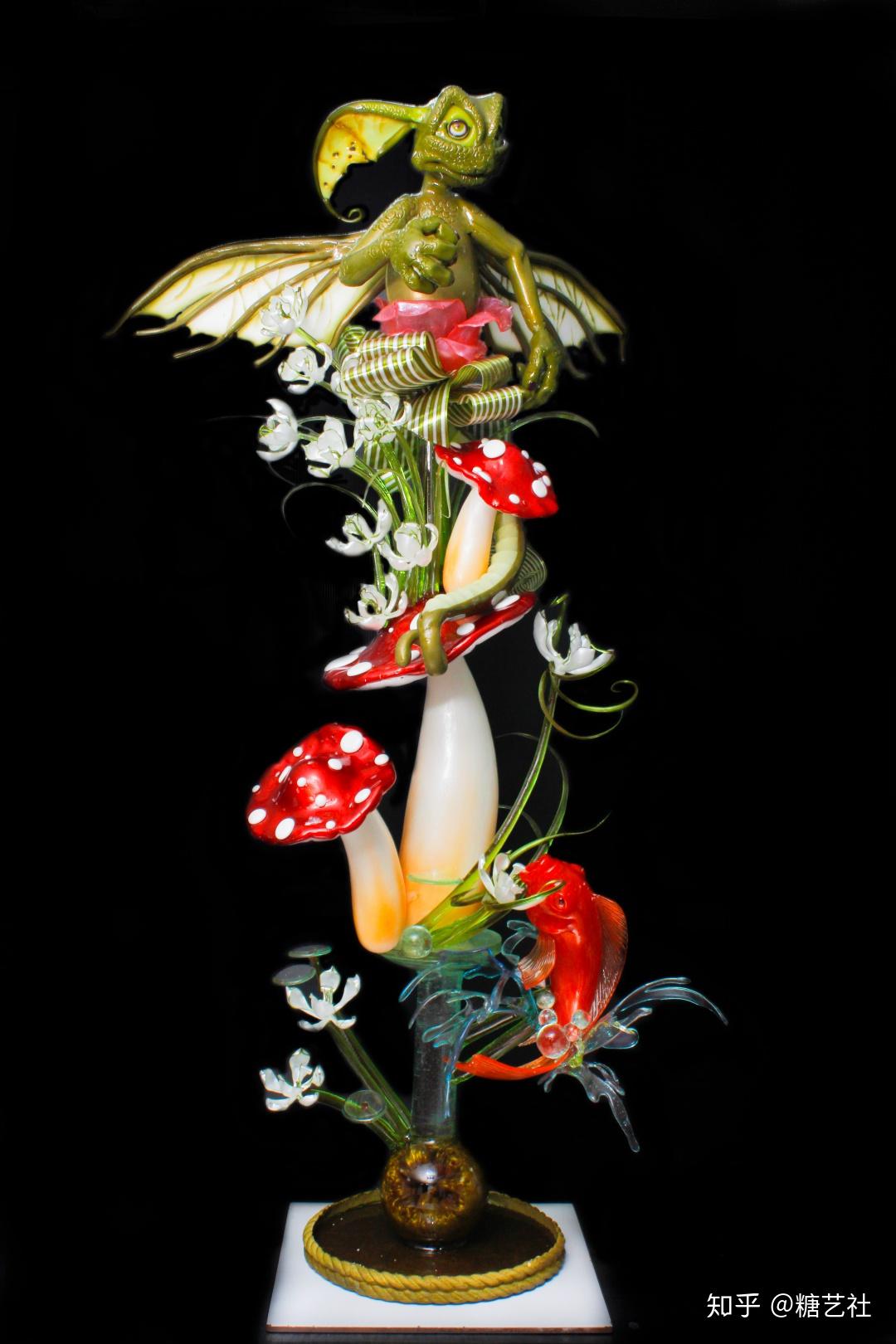 2019西点世界杯冠军weiloontan老师糖艺作品欣赏