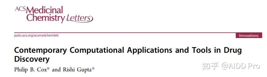 ACS | 超150种应用程序及工具助你高效药物研发 - 知乎