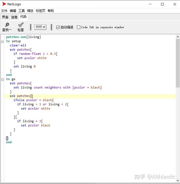 NetLogo的拓荒之路——生命游戏（Game of Life） 知乎