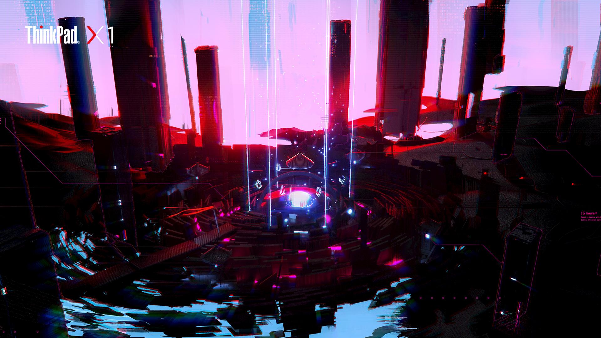 壁纸转载thinkpadx1隐士