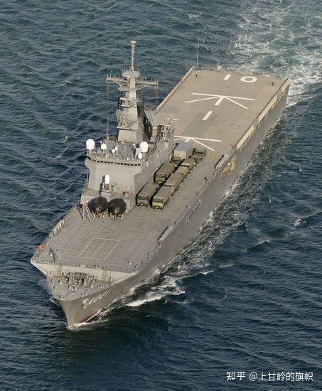 日本目前一共拥有7艘直升机航母,分别是大隅级运输舰3艘,日向级2艘