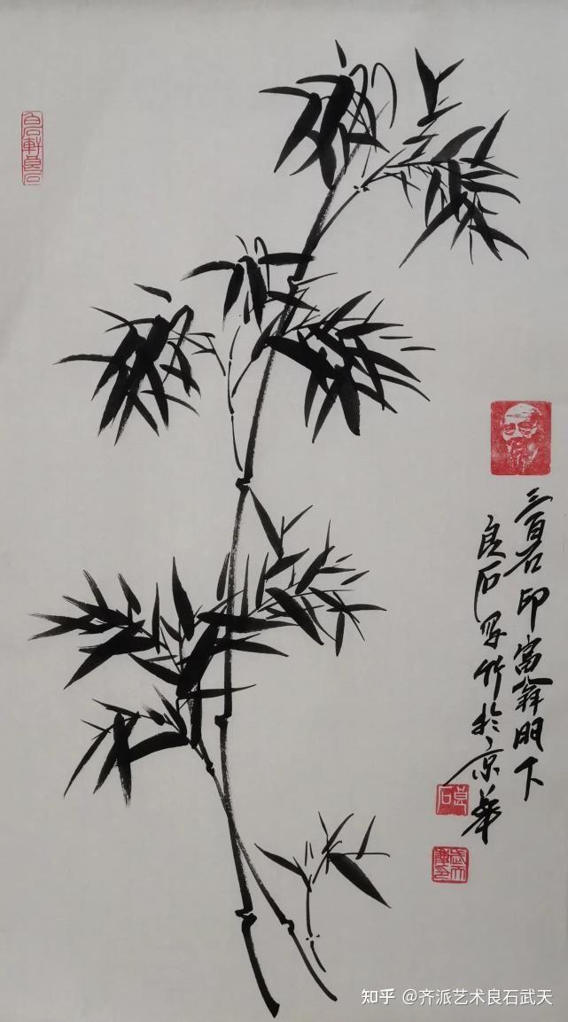 中国当代著名画家良石武天庆竹子艺术鉴赏中国当代著名画家良石武天庆