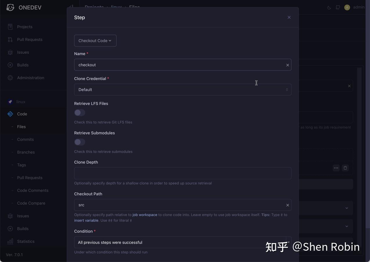 OneDev 7.0版本 - 知乎