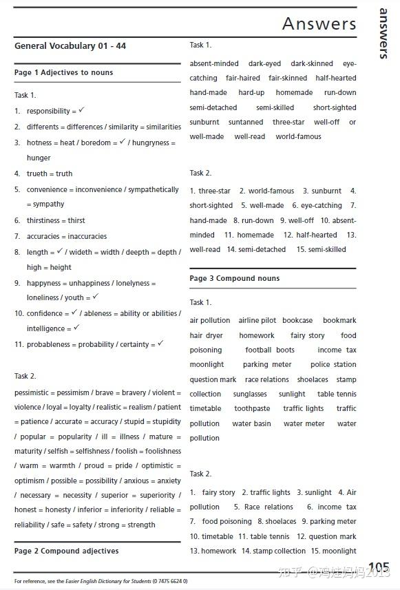 剑桥英语FCE英语词汇能力自测训练手册《Check Your English Vocabulary for FCE+》 - 知乎
