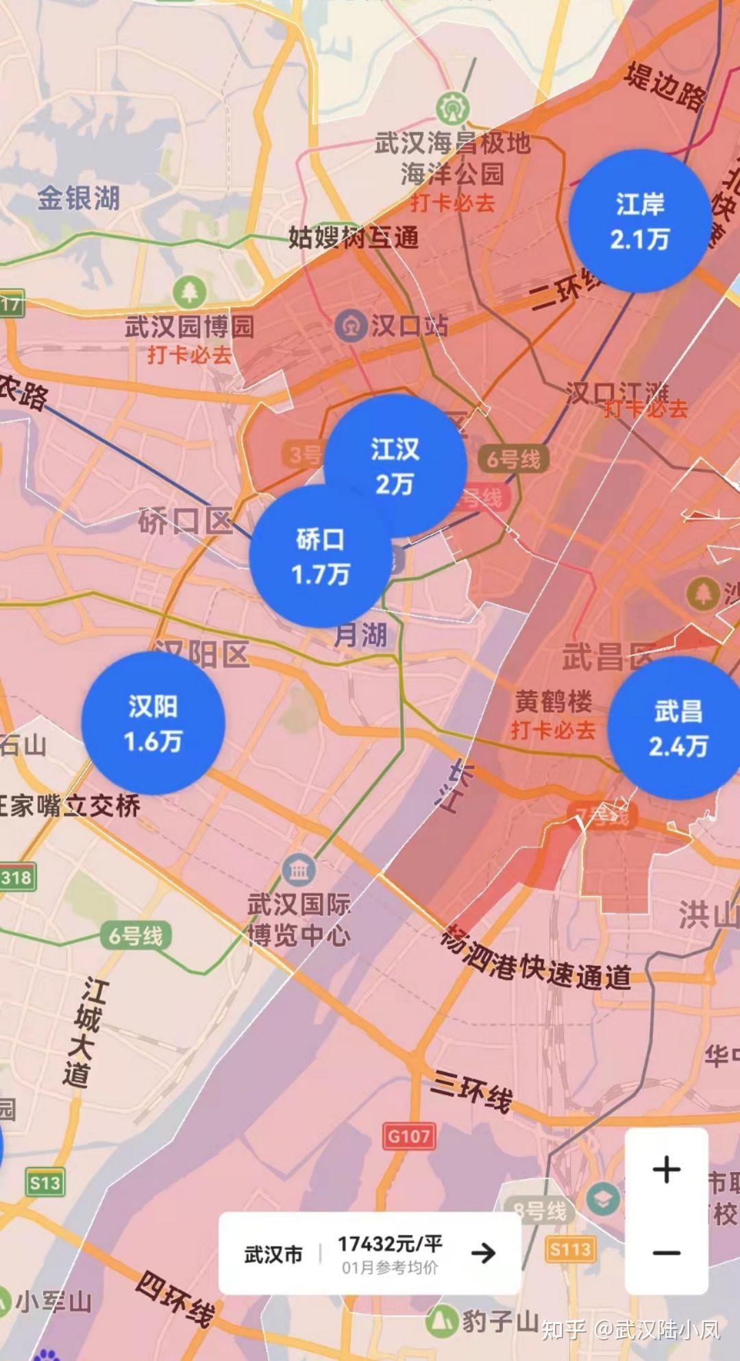 武汉最实用的房价地图 - 知乎