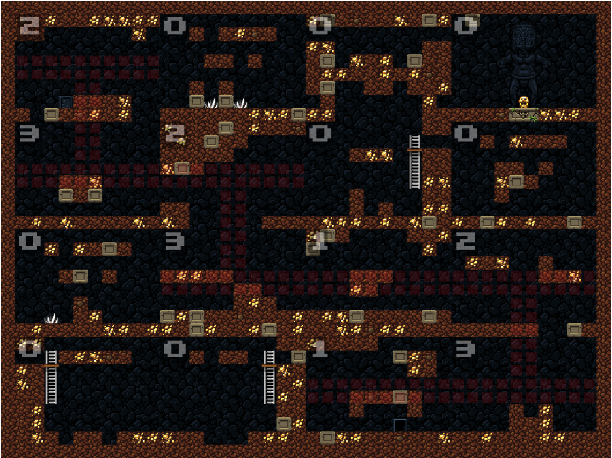 洞穴冒险游戏地图生成算法