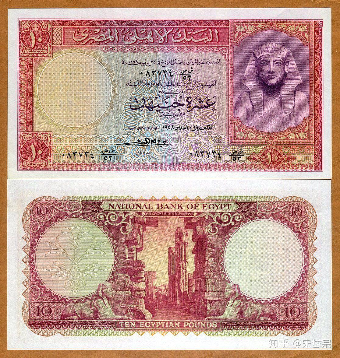 文明的嬗变——埃及1978年100镑 