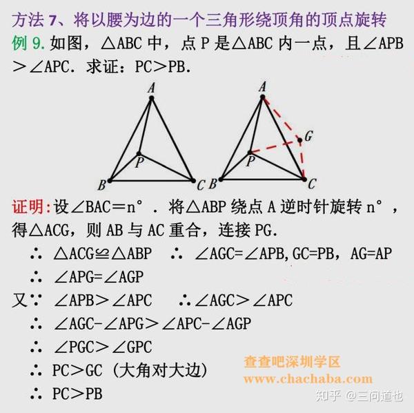 查查吧学区之初中数学等腰三角形解题技巧大全 等腰三角形图片大全 德涵网