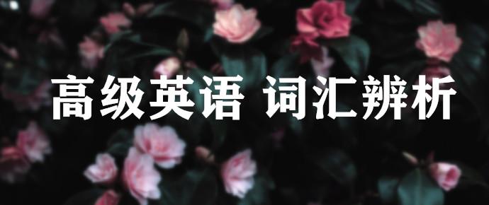 高级英语词汇辨析 知乎 高级英语词汇辨析 知乎