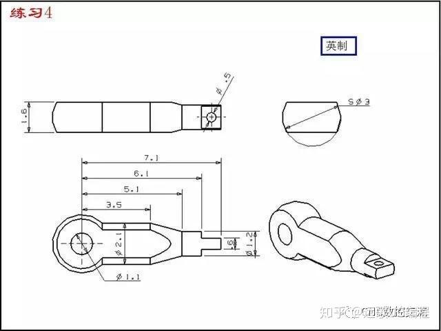 ug高手分享22张ug绘图快速入门练习图纸! 看看这些你都能画得出来吗?