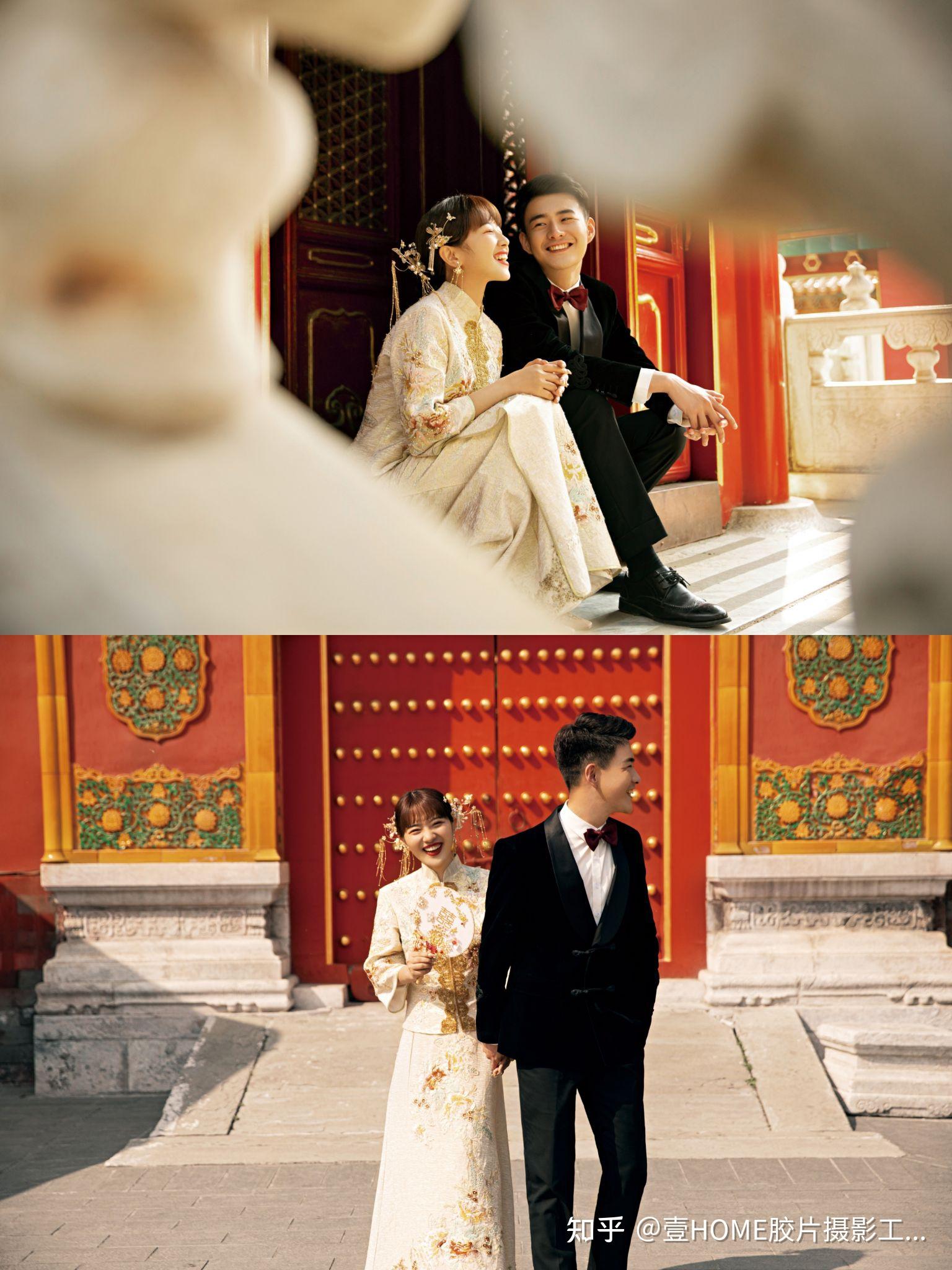 镜头里的红墙黄瓦7815故宫婚纱照唯美又大气
