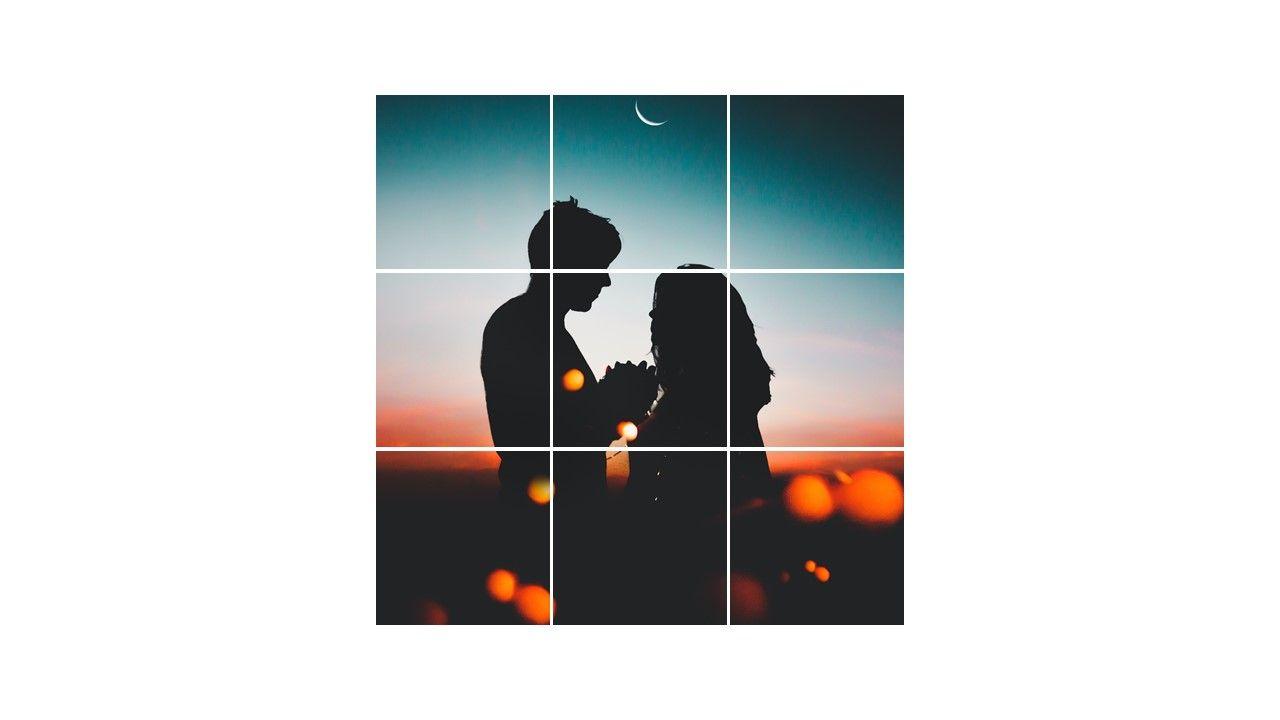 怎么用ppt做朋友圈的九宫格照片