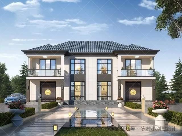 24套二层双拼兄弟农村自建房别墅，二层乡村别墅住宅自建房设计 - 知乎