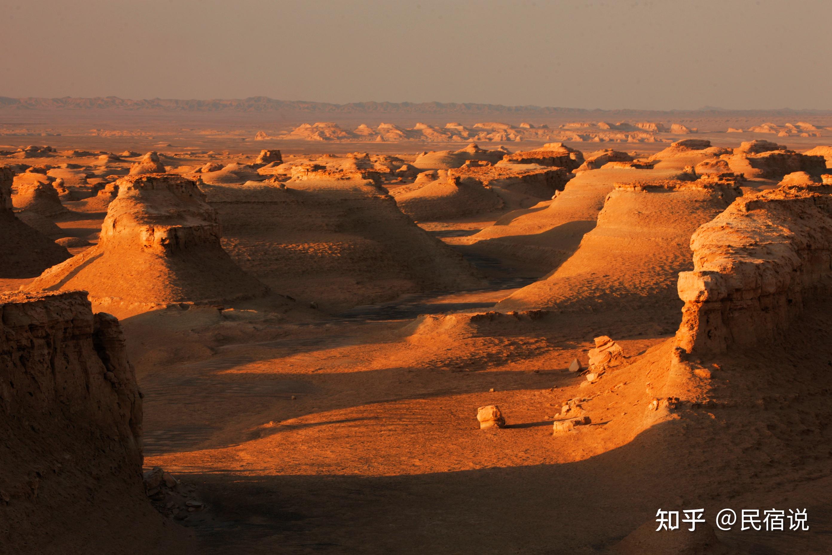 罗布泊龙城雅丹地貌