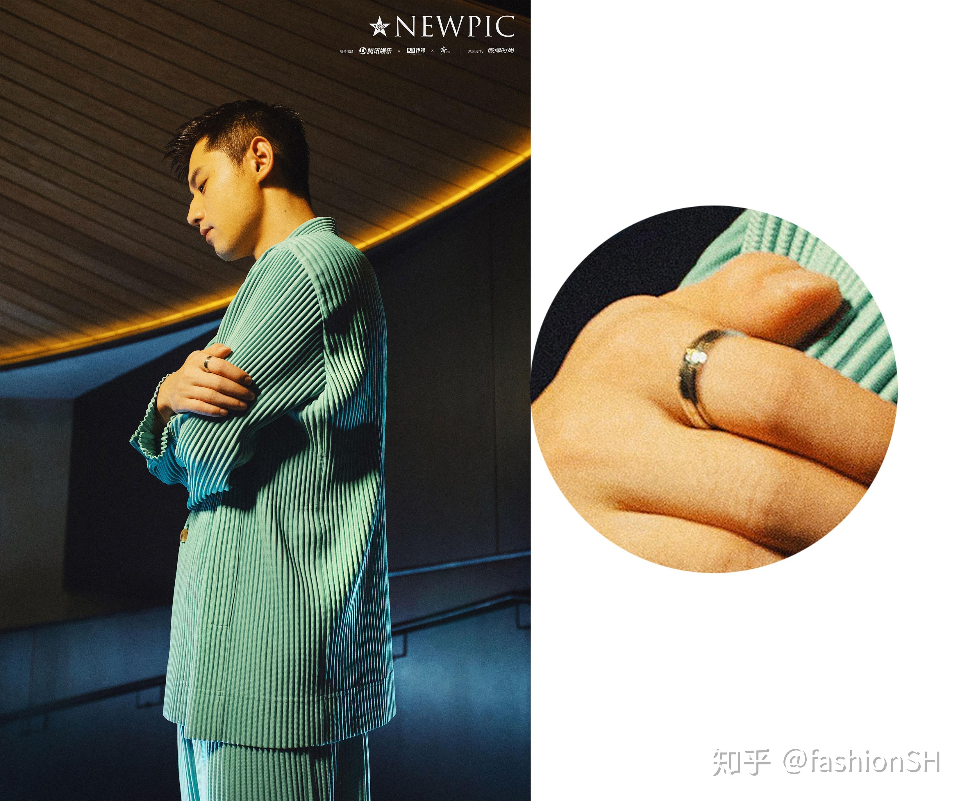 张继科佩戴了:国际铂金协会(pgi03)男士铂金戒指照片提供:newpic