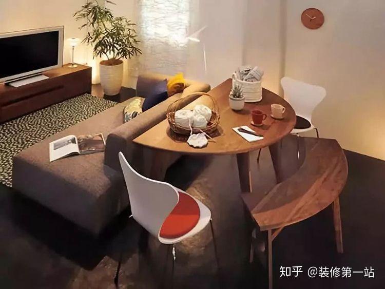 房子太小,餐桌足足占了8平米?18种小户型餐桌设计,超省空间 - 知乎