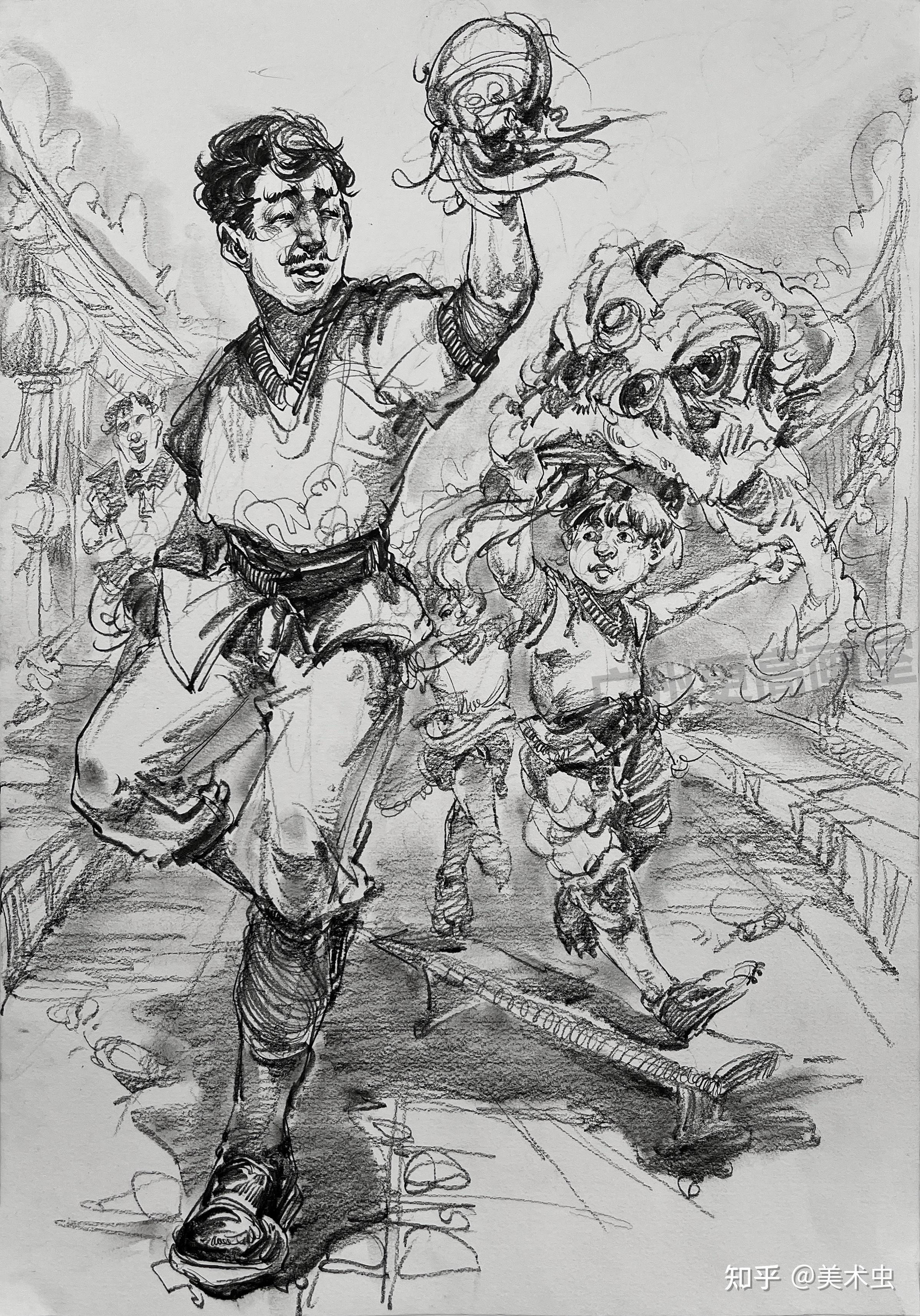 广东美术联考校考画好场景速写美院随你挑