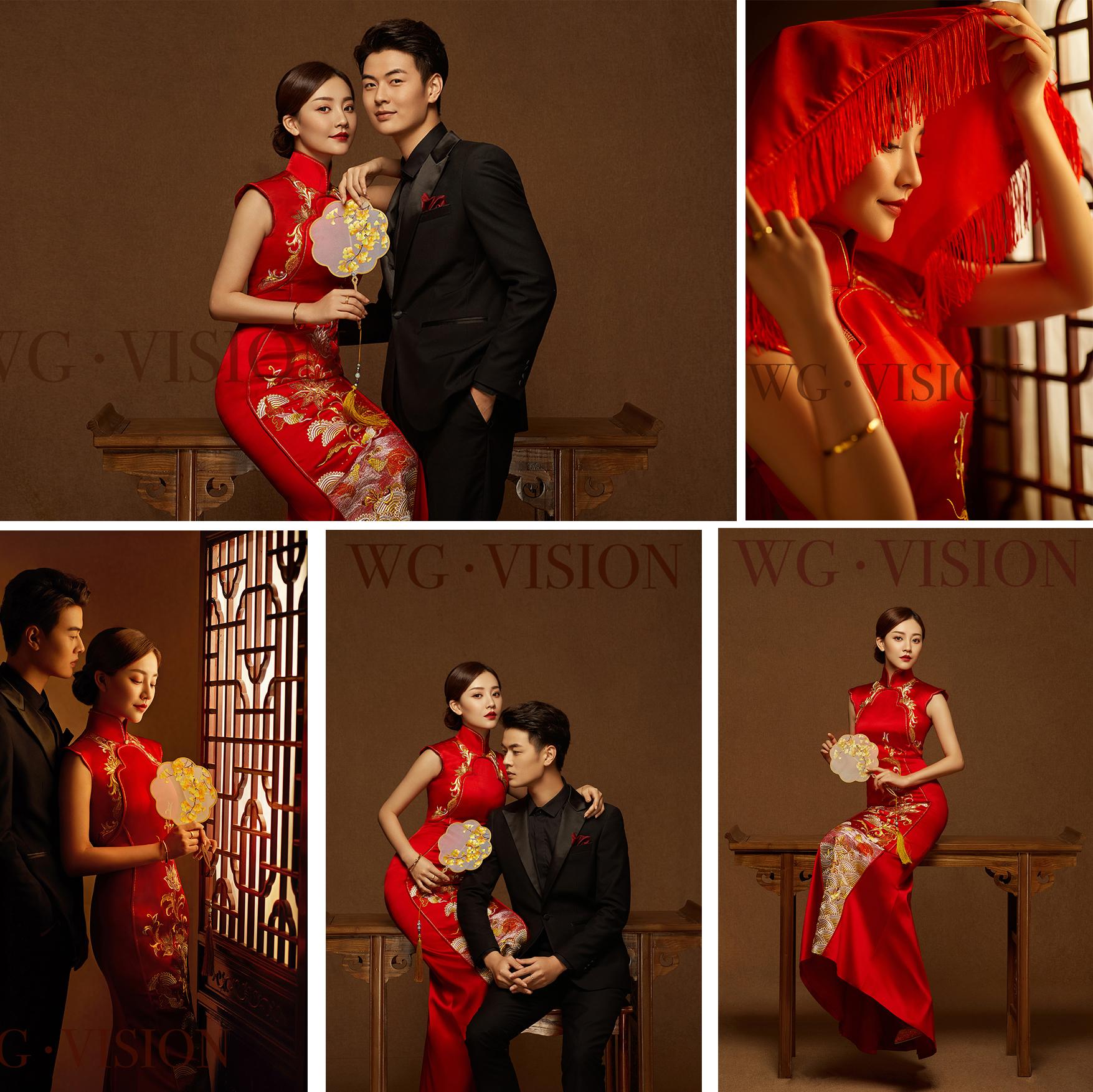 二,龙凤褂龙凤褂一般做工非常繁琐,图案比较奢华,尤其是褂中之王的