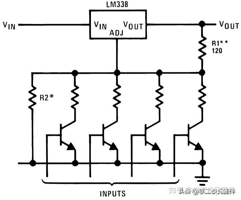 十一,lm338 数字可调电源电路