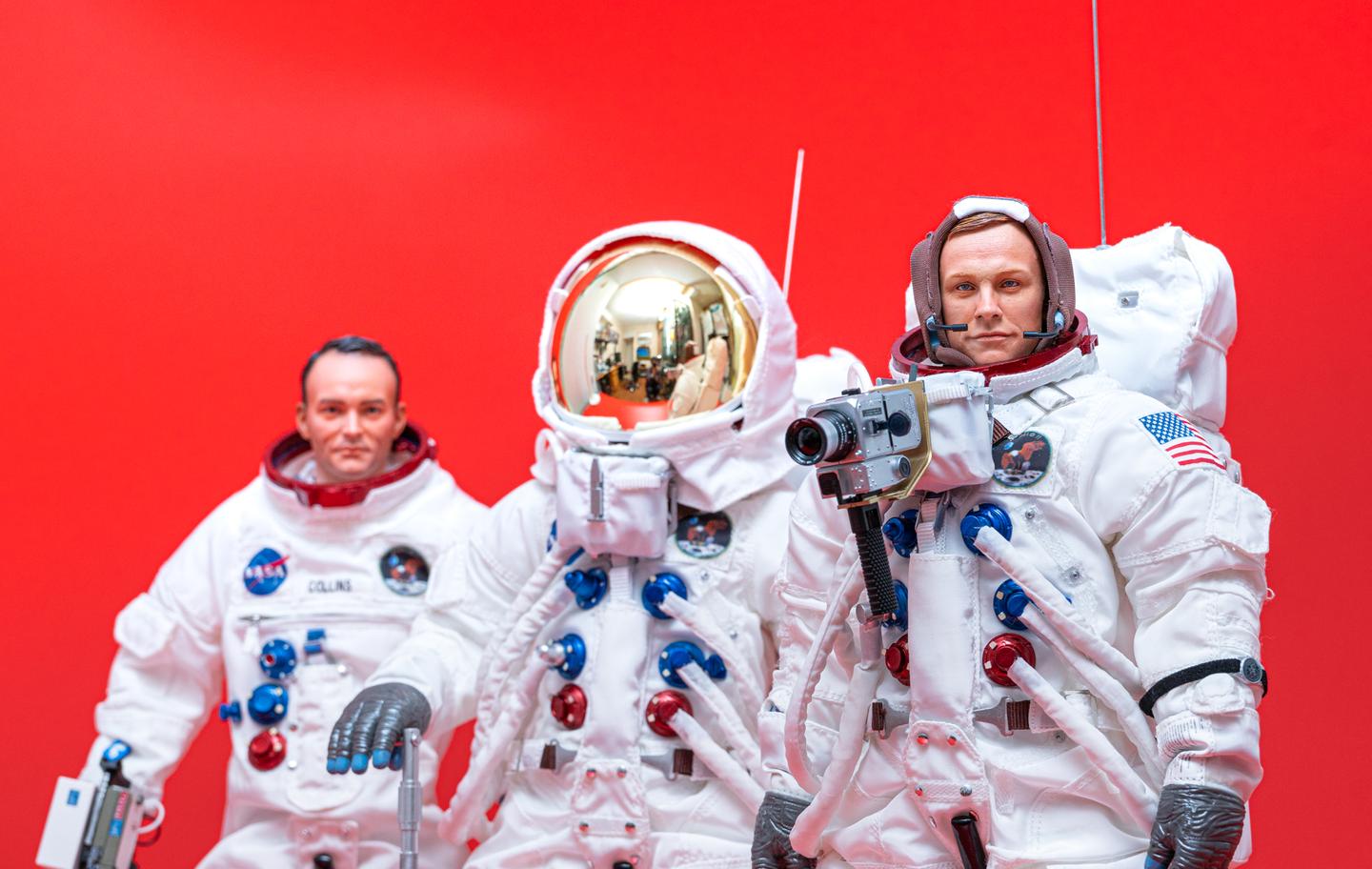 Did 1 6比例 阿波罗11号登月任务宇航成员组可动人偶 知乎