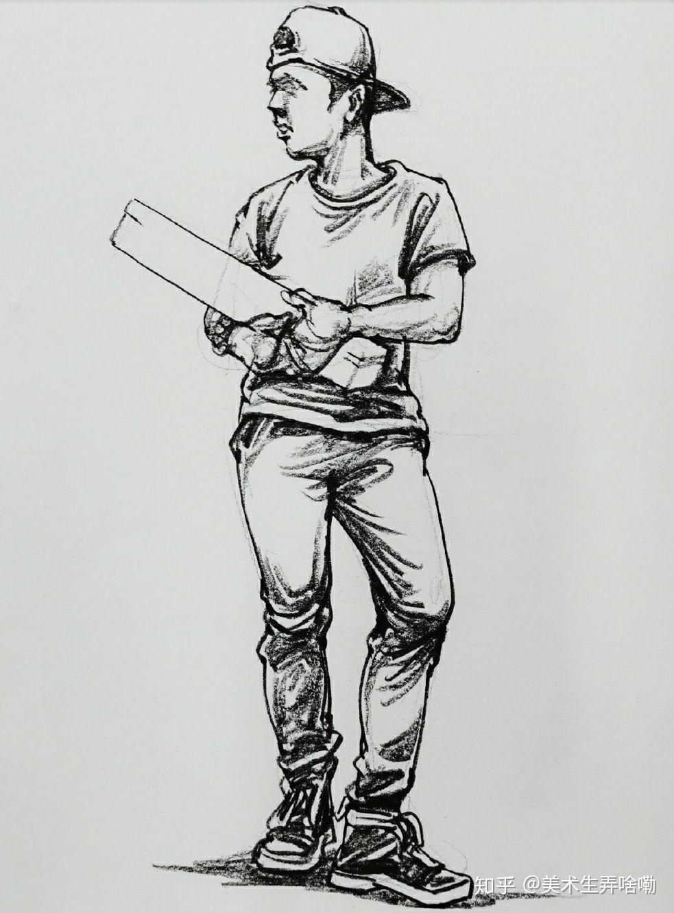 听说点赞这组速写的校考都能超长发挥