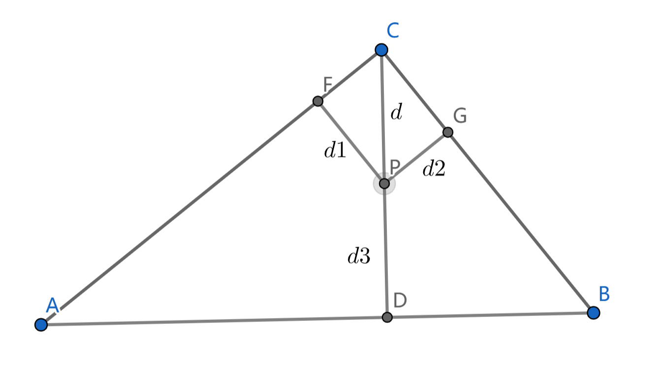 从一道简单的高数题谈起 点到三角形边及顶点的距离问题 知乎