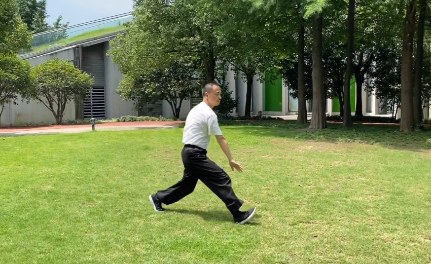 八卦掌宗师宫宝田弟子王壮飞演练的八卦虎形掌