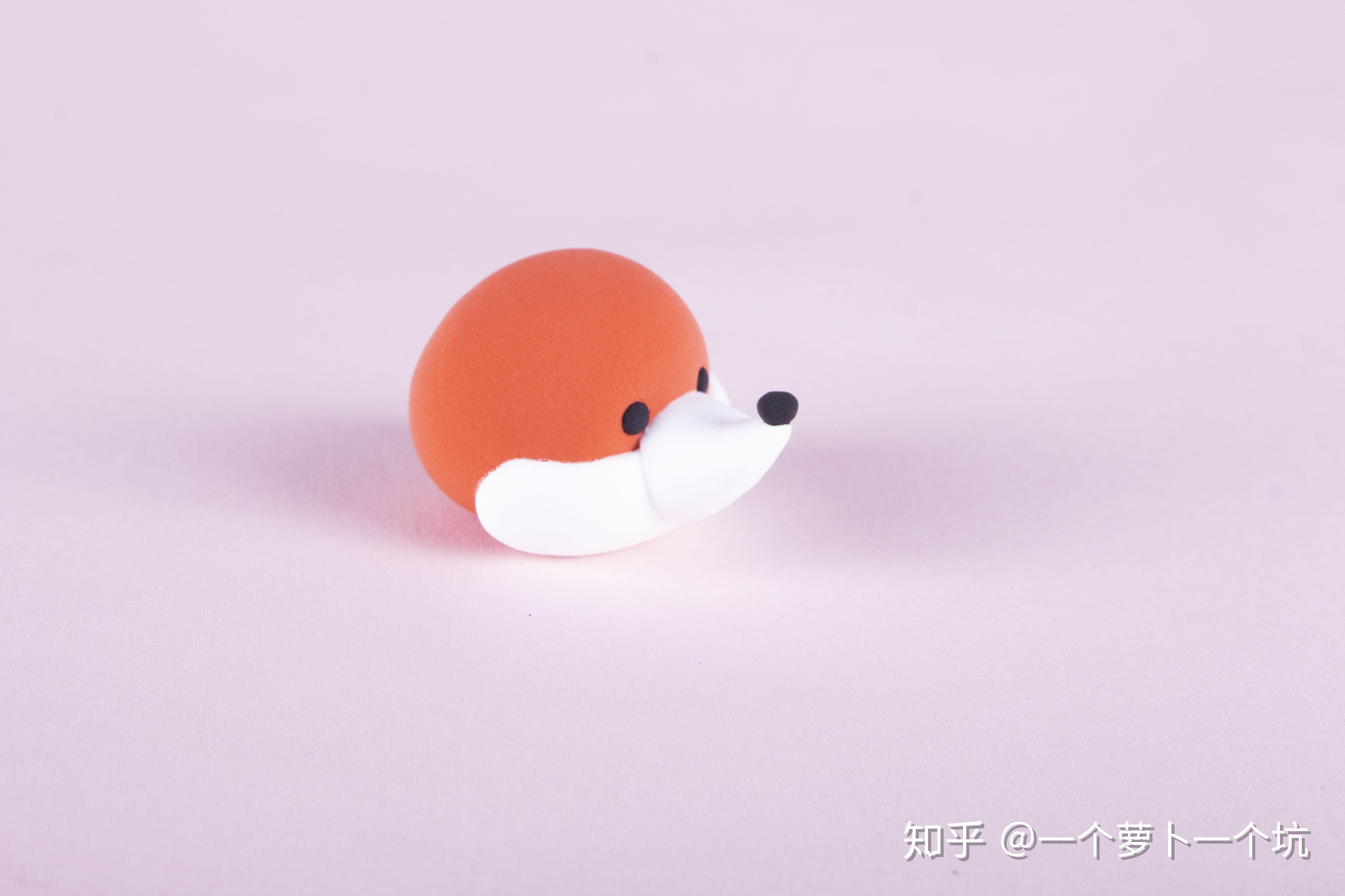 超轻粘土玩法——红狐狸 - 知乎