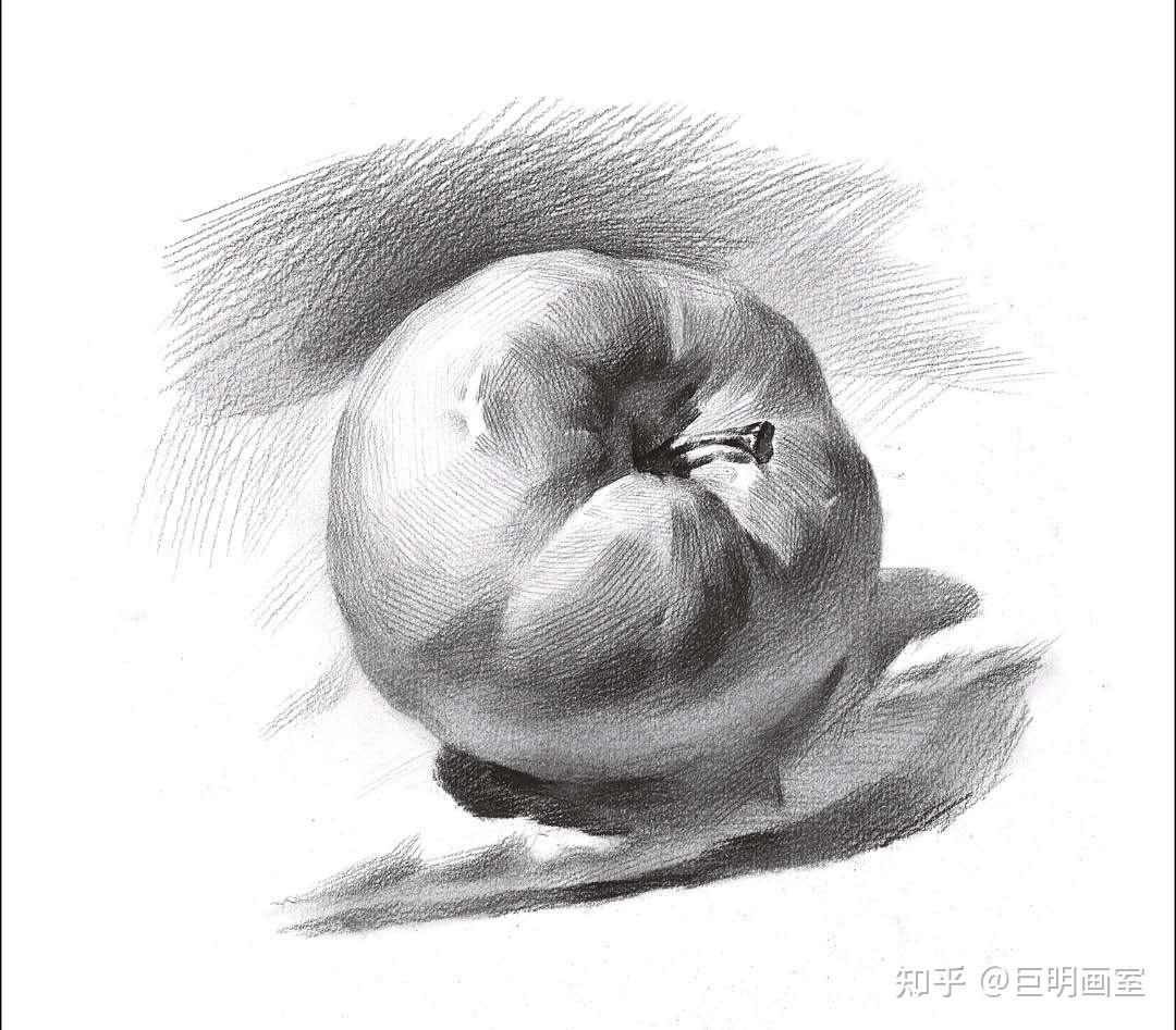 素描靜物蘋果