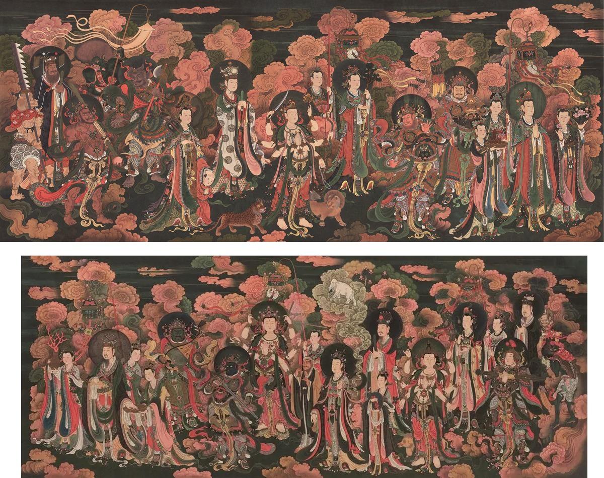 北京法海寺-明代壁画之最,媲美敦煌:北墙西-帝释礼佛护法图【300多幅高清大图细赏】 - 知乎