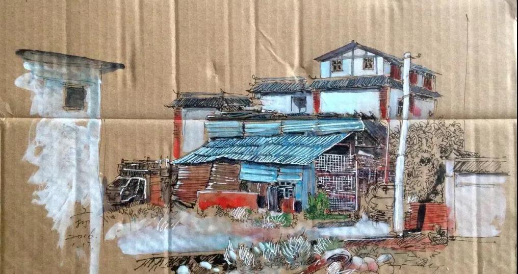 云南垃圾画家图片
