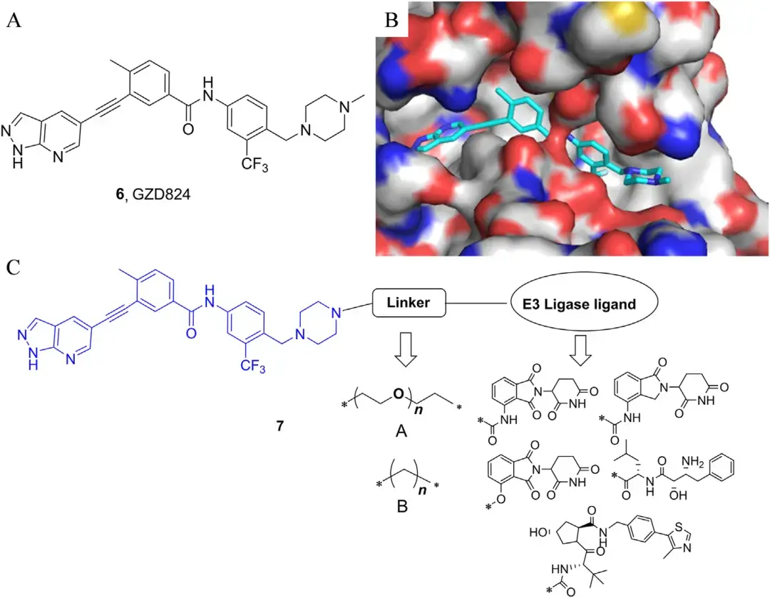 设计合成和生物学评估bcrablprotacs以克服t315i突变