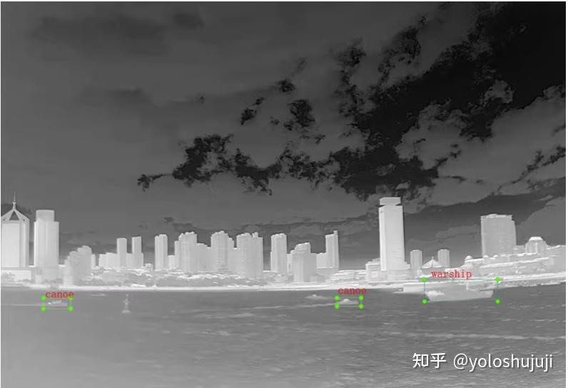 如何使用yolov8训练——红外船舶检测数据集 海上、港口和海边上的邮轮、帆船、皮划艇 、集装箱船、渔船等共计7类船只目标。8000余张,标注 ...
