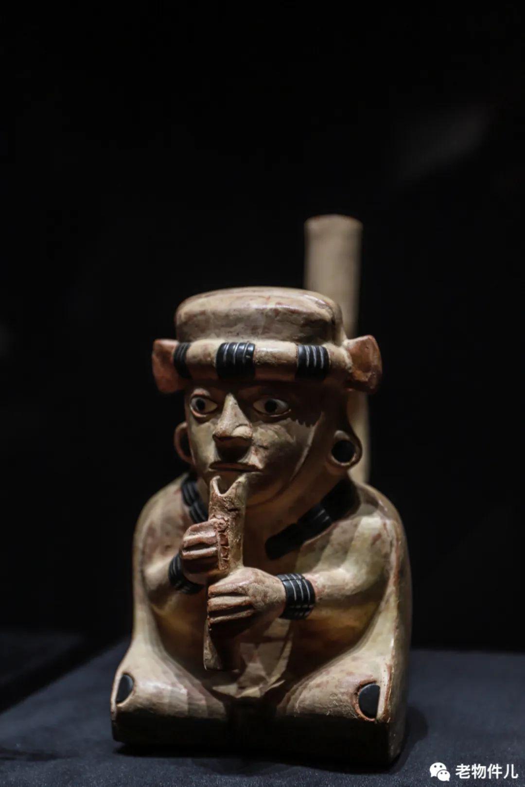 800年拉鲁克博物馆藏陶器上大量表现武士形象是莫切文化的一个特色