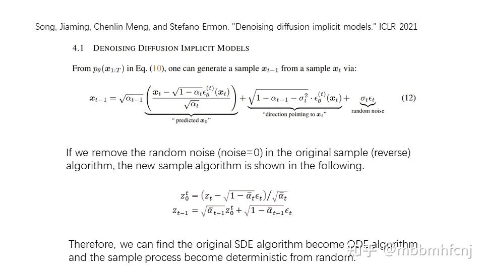 简单DDIM inversion的解释和推导 - 知乎