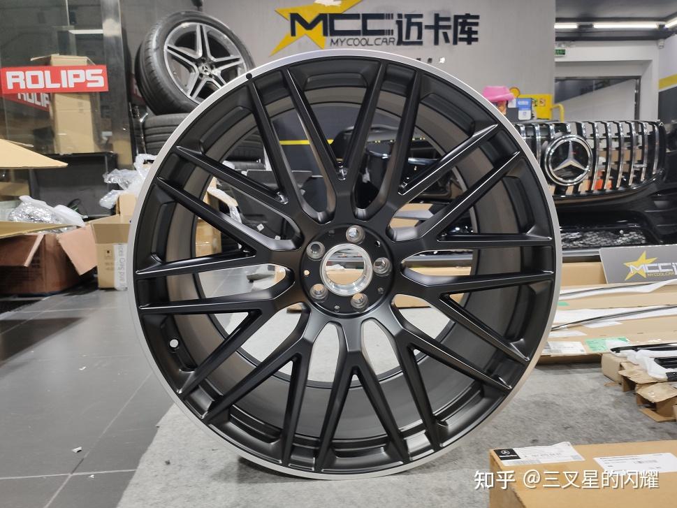 奔驰gls450改原厂23寸锻造轮毂多幅运动尽显大气