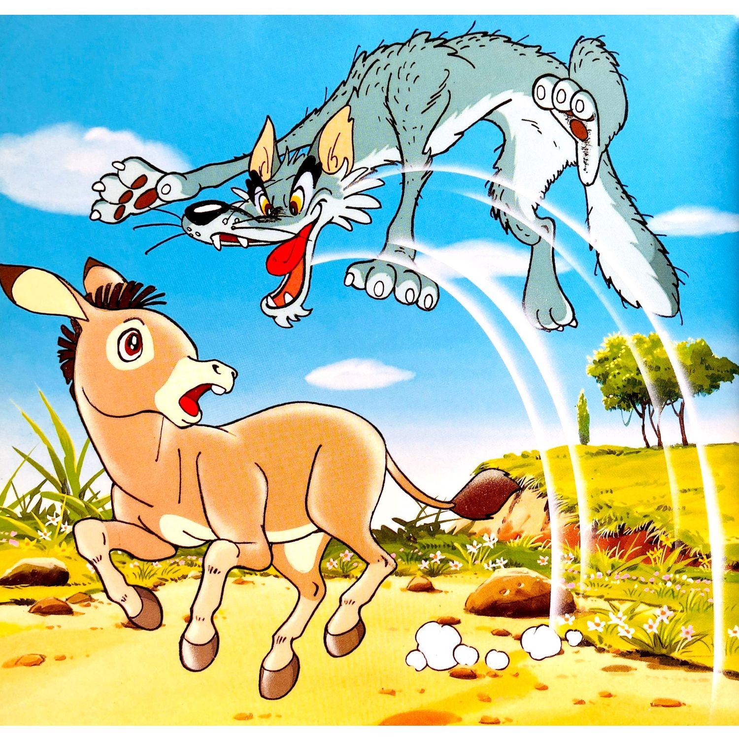 【童话名著·绘本】希腊《伊索寓言·小毛驴和大灰狼的故事》 - 知乎