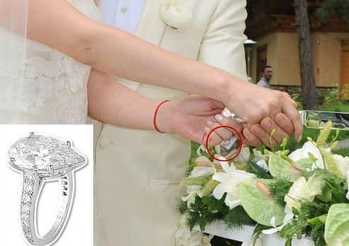 安以轩的结婚钻戒10.57克拉
