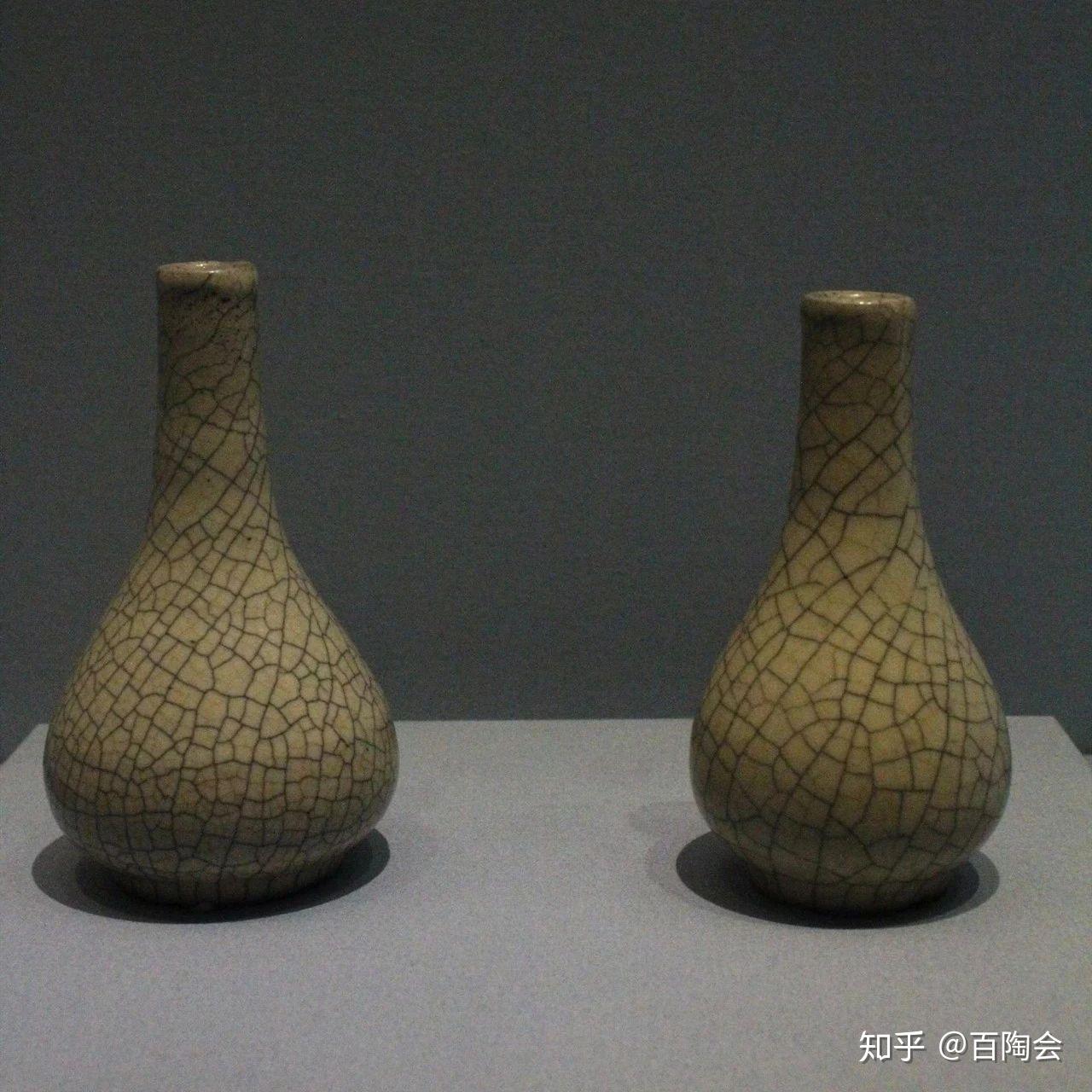 ◇茶◇34 哥窯 青磁竹節型花生