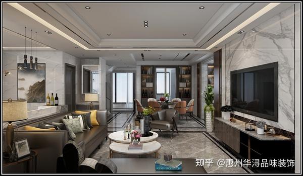 【浔·案例】:160m²风格:现代简约 - 知乎