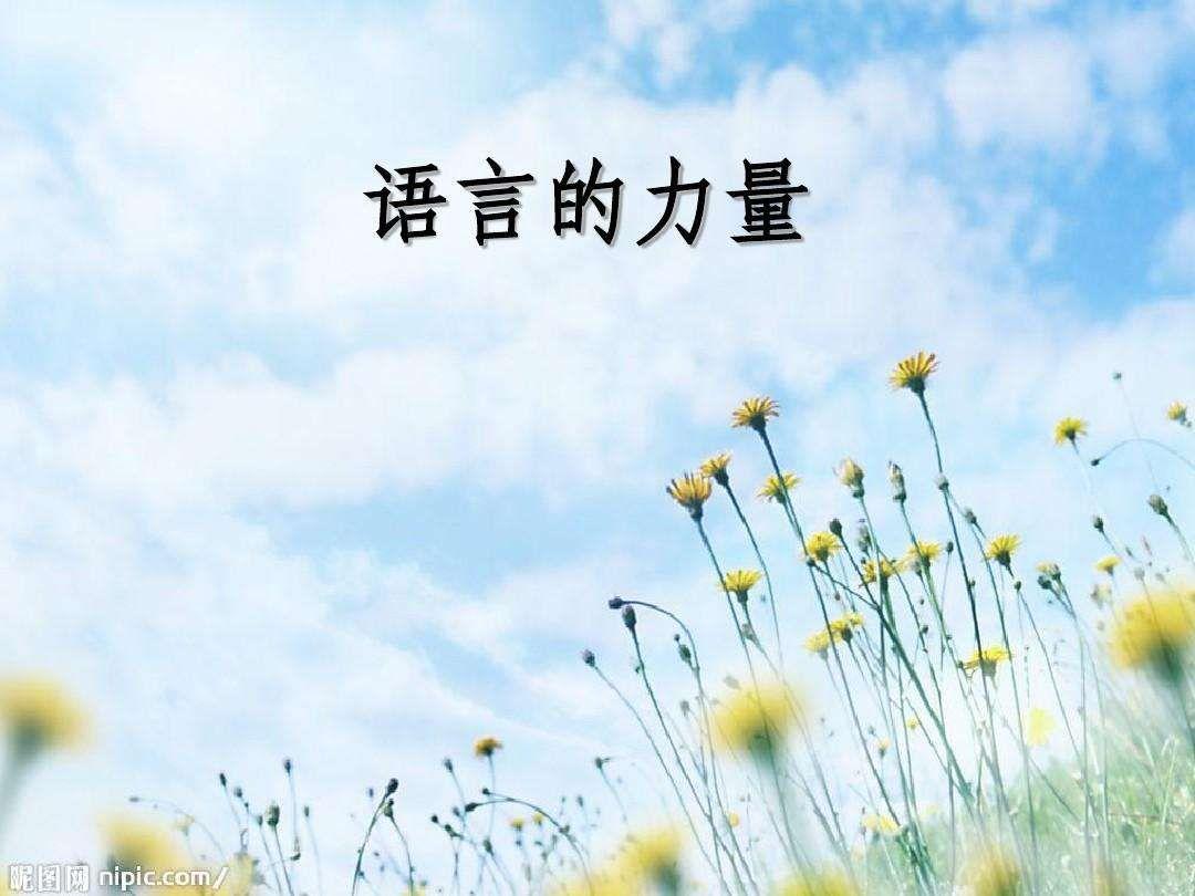 语言的魅力.