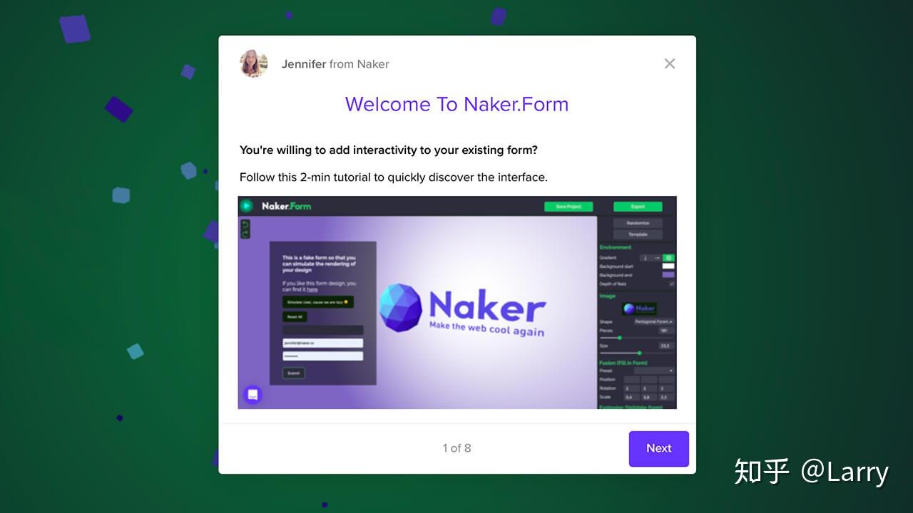 让你的网站酷起来3nakerform