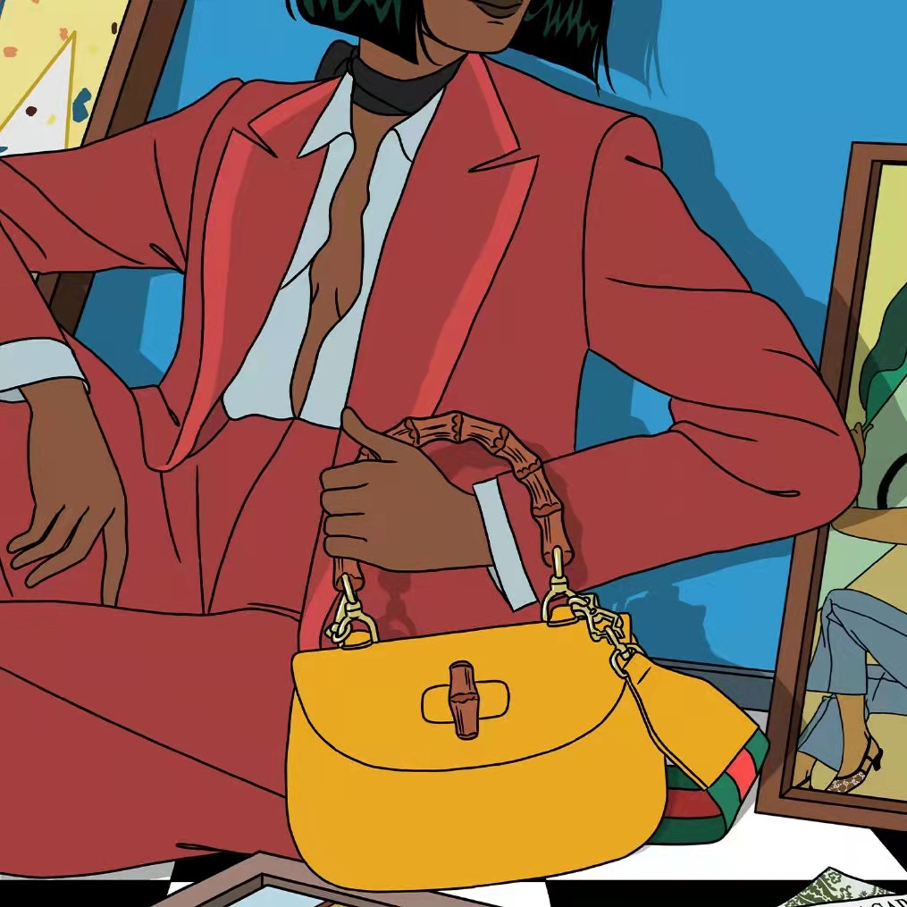 摄影师画家眼睛里的guccibamboo1947手袋