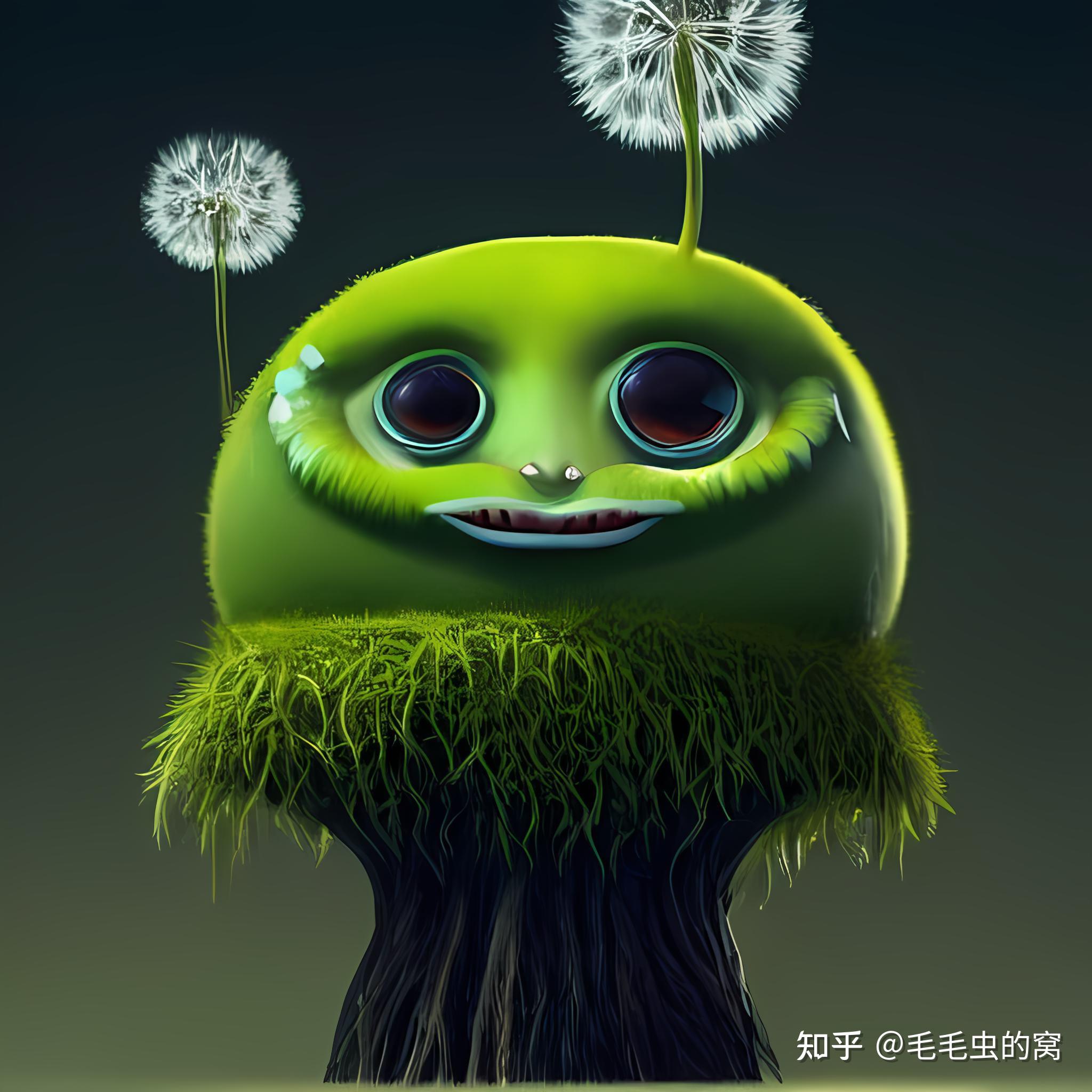 ai插画 | 绿色森林精灵,ai加ae,动起来的ai画像 - 知乎