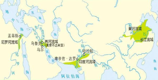 古代世界文明地图