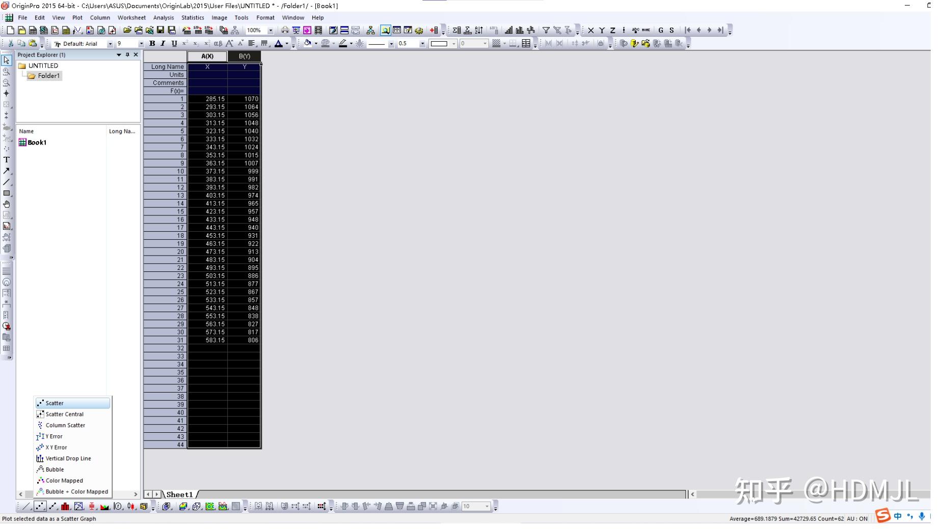 Origin 曲线拟合 - 知乎