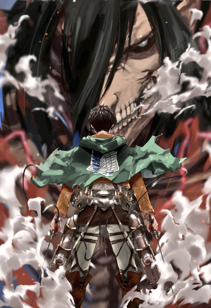 大佬们有进击的巨人这类型的手机壁纸吗