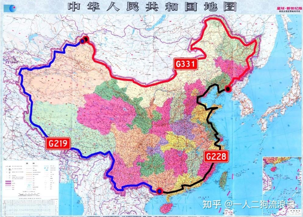 最新中国国道一览表图片