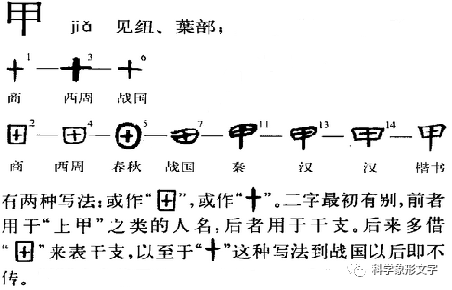 从汉字发展看天干地支的二十二字来源 知乎