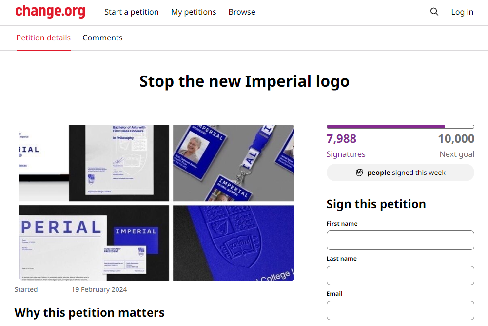 留学申请季帝国理工换新logo引发巨大争议